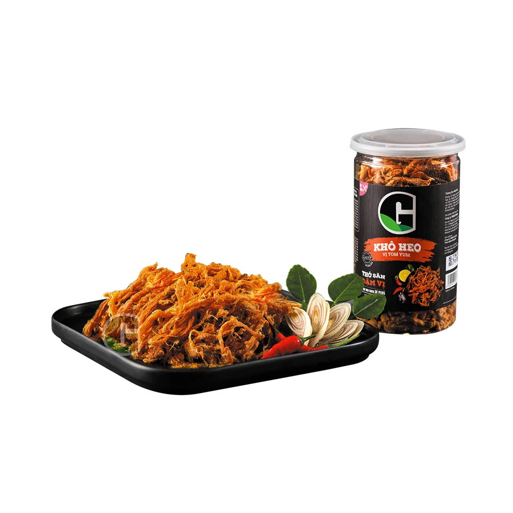  Лидер продаж премиум-качество высушенные свиные полоски специальная закуска из свинины вкусная высушенная свинина со вкусом Тома сделано во Вьетнаме