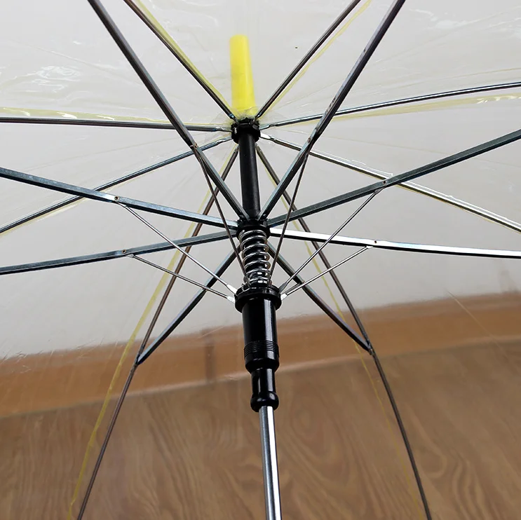 Модный прозрачный зонт с логотипом на заказ