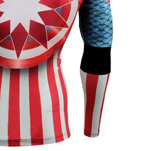 Дышащая полностью сублимационная Высококачественная Мужская спортивная одежда с круглым вырезом