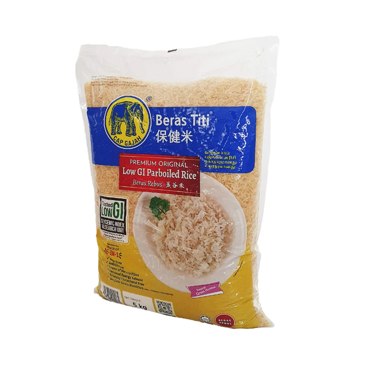 Best Selling Parboiled Rice Paddy Harvest Rice Sack 5% Broken Rice Fast Delivery Supplier From Malaysia