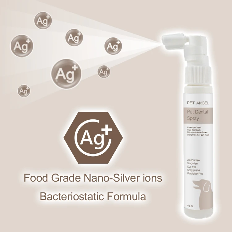 GMP Organic Cat mouth Spray Keep Teeth & Gums Healthy Cat Oral Hygiene Pet Dental Spray 40ml OEM/ODM