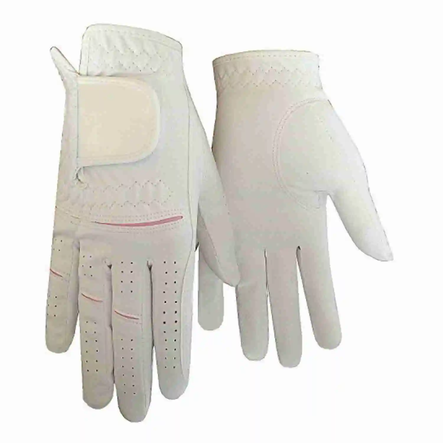 Best Golf Glove Full Sheep Leather custom Logo white Color golf glove left hand Wholesale Factory Price