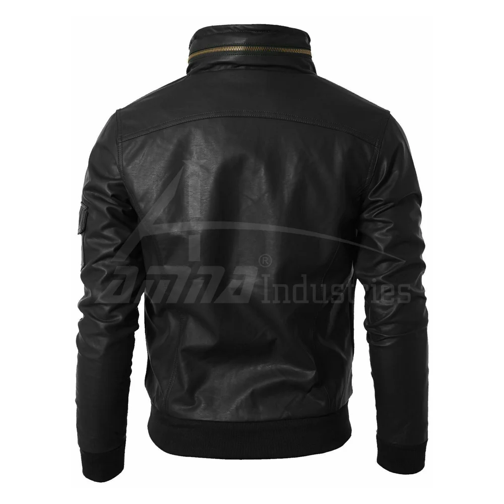 New Style Men Leather Jacket Pakistan Manufacturer Custom Leather Jacket In new Color