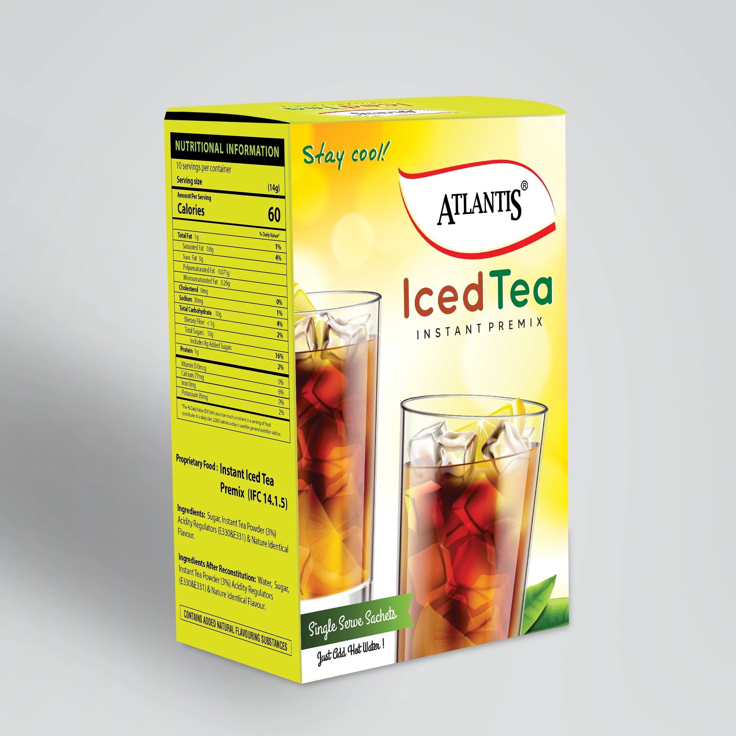 
Оптовая цена, мгновенный ледяной чай в одном пакетике 