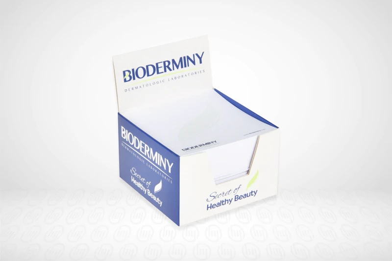 Note box : High Quality low Price custom colors recyclable paper sticky note with paper box