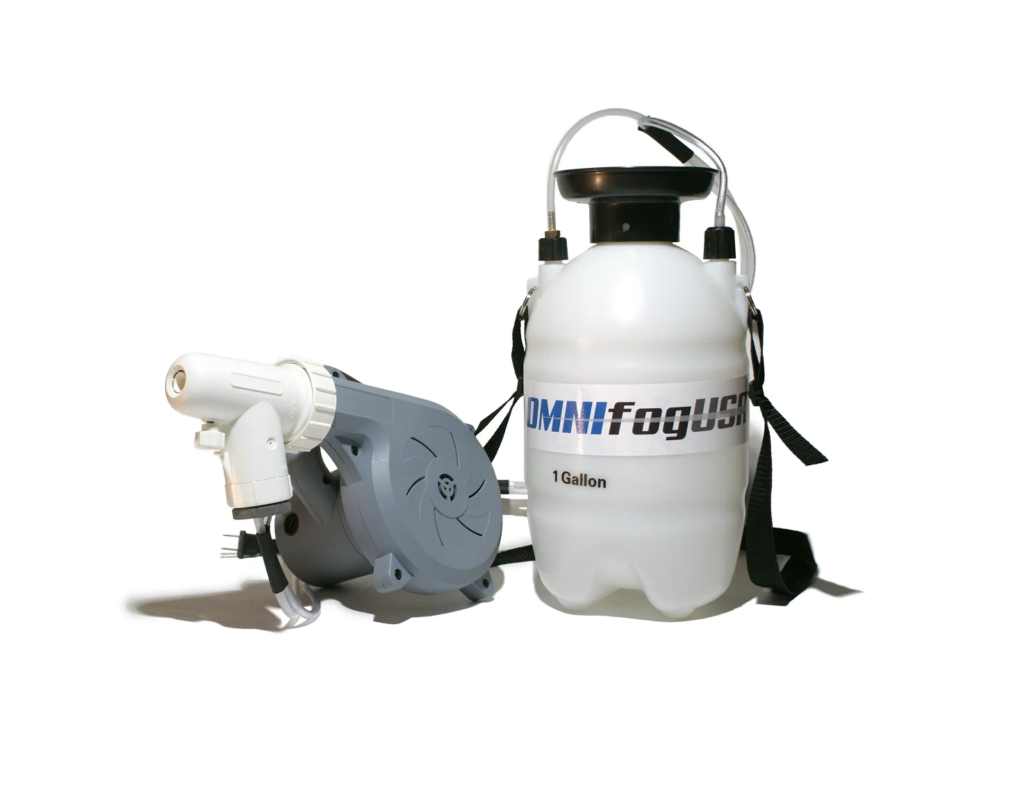 Omni Fog USA 1 Gallon Large Capacity Kit With Variable Speed Corded Blower With Universal Blower And Designed To Spray
