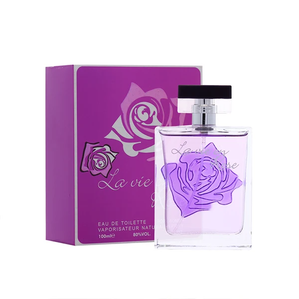 ZuoFun La vie En Rose Purple Woody Floral Notes bulk Perfume 100ml 88601