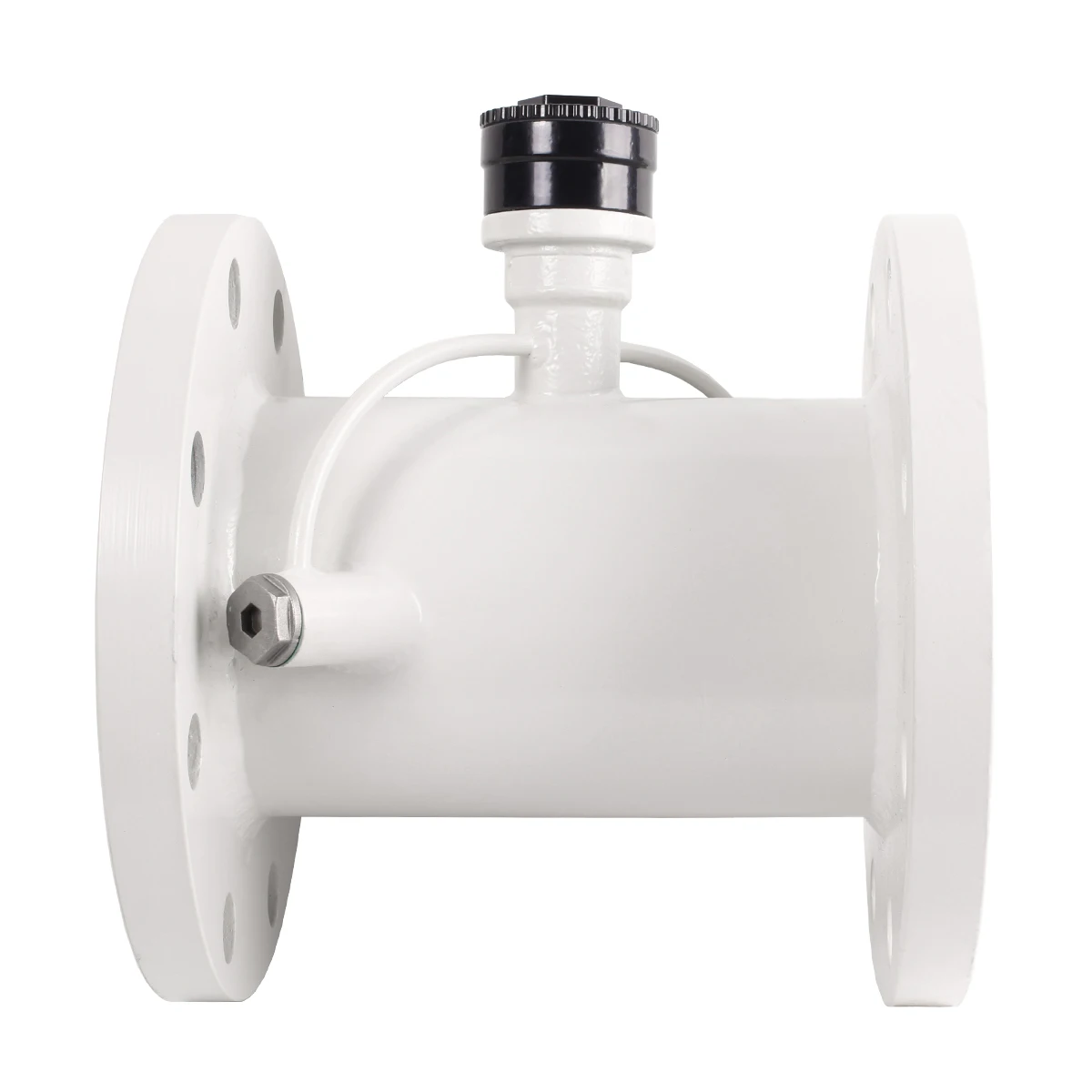 Chinese manufacturers non intrusive flow meter fix mount ultrasonic water flow meter price with large sensor