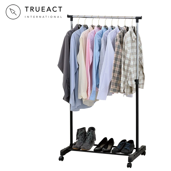 Metal extendable clothes hanger cloth clothes drying rack clothing garment rack
