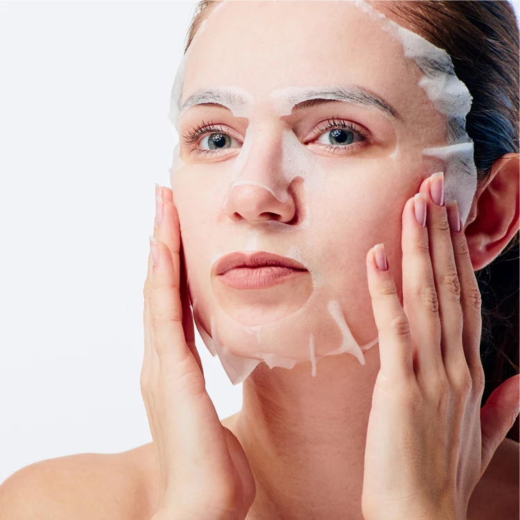 Anti wrinkle Skin Lifting Anti aging customized Private label Hydrating silk facial mask sheet OEM ODM cosmetics face sheet mask