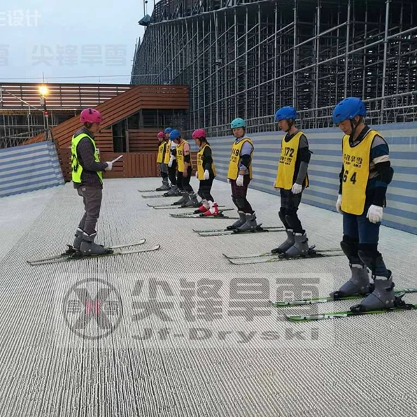 1818h6 JF dry ski needle mushroom dry ski mat us for dry slope artificial snow slope and work with dendix snowflex neveplast