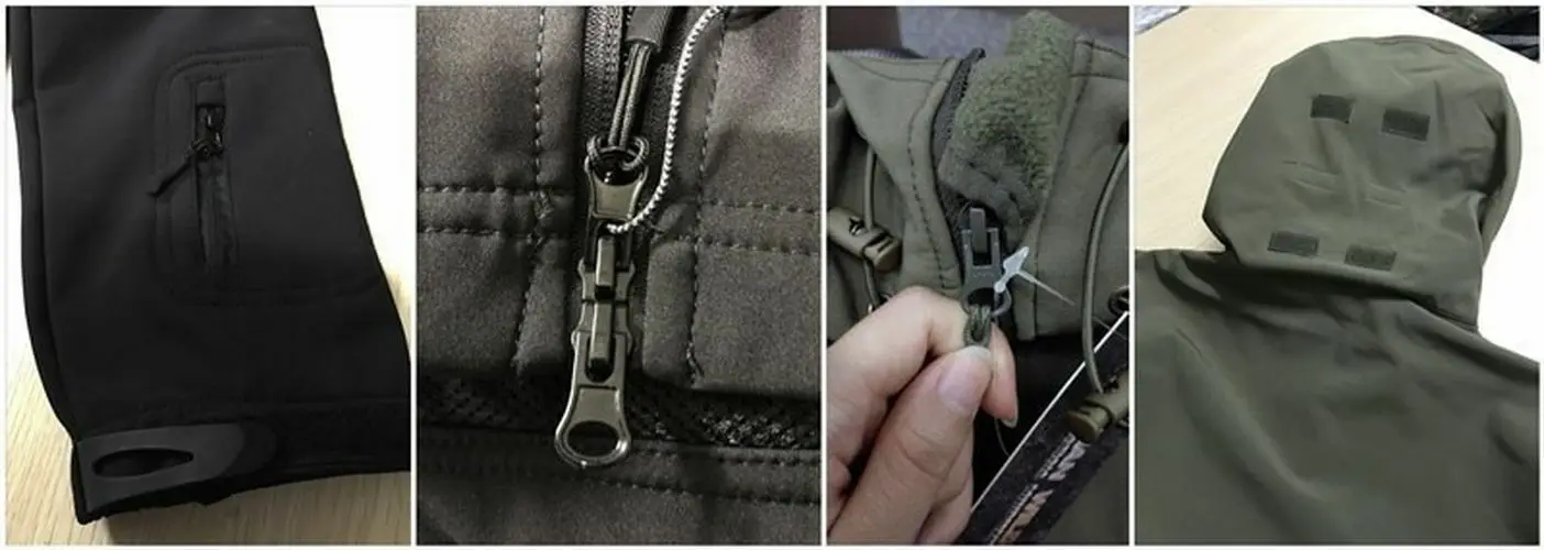 Soft Shell Tactical Jacket For Men Wholesale Waterproof Windbreaker Outerwear Solid Colors New Design Soft Shell Jacket