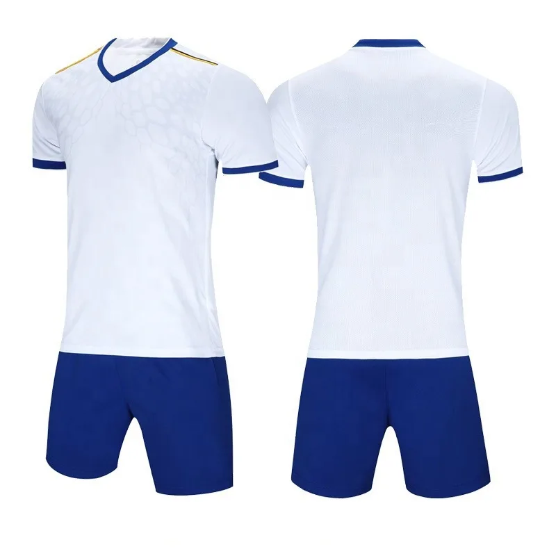 Оптовая продажа Футбольная форма из полиэстера для фитнеса майка футбольные комплекты с сублимационной печатью