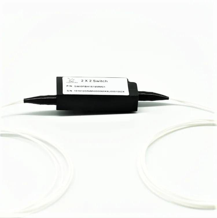 
All Glue Mechanical MEMS Switch 2X2 1520-1625nm LC/UPC 900um Optical Fiber Switch 