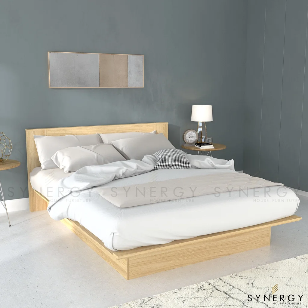 Ready Stock белый цвет DONNA HARMONY Series Queen Bed - 3 цвета-5 16 футов-Katil