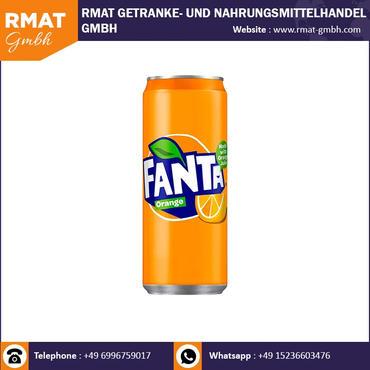 
Top Selling Cold Drink Fanta Can 330ml 
