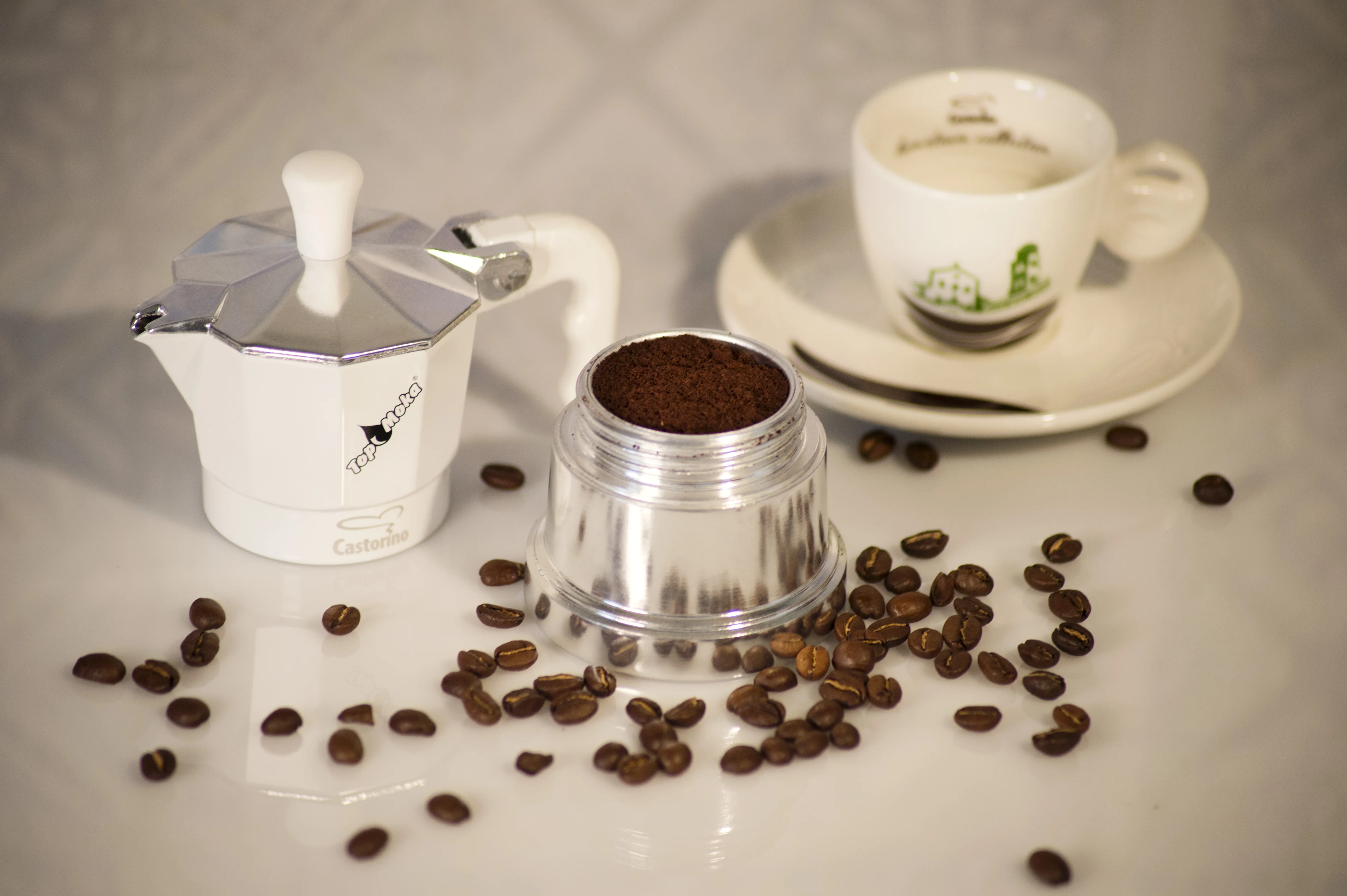 Высококачественная смесь кофейных зерен золото ARABICA Caffe Castorino 100% для дома/HO.RE.CA.