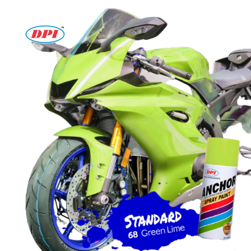 Высококачественная нитроцеллюлоза и акриловая спрей краска DPI якорь Стандартный цветной диапазон жидкое покрытие сделано в малайзии