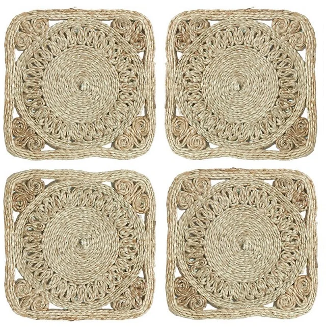 Handmade Table Decoration Placemat Custom Natural Color Decoration Place Mat Manufacturer from Bangladesh