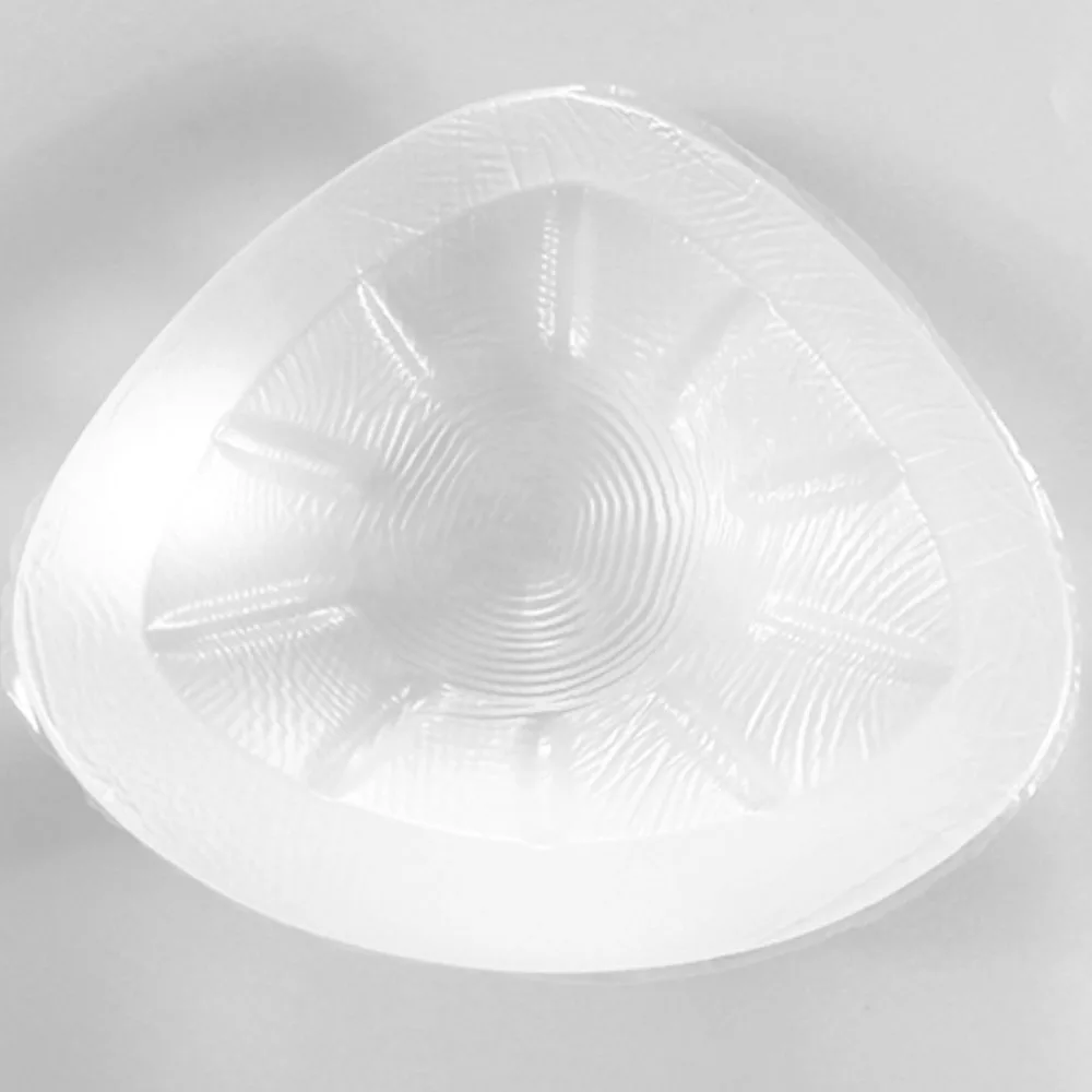 400 g/piece All size Artificial realistic Triangle Transparent Mastectomy breast prosthesis SL-03 Silicone Bra Inserts