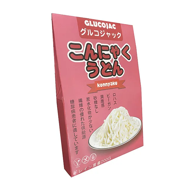 Premium Quality Udon Organic Food Konjac Noodles with High Dietary Fiber Low Carb Suitable For Diet and Gym Person