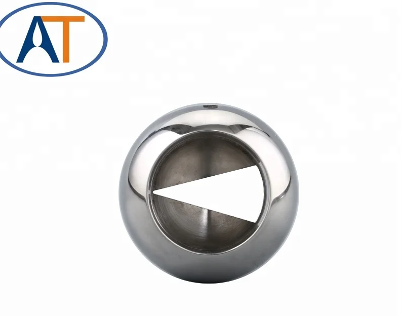 
2020 Balls for alloy ball valves polished floating steel trunnion 30degree v port valve ball material 431 