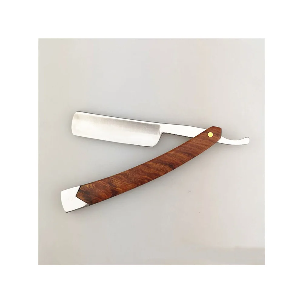 New Perfect Shave for Man Red stylish Plastic Handle Barber Shaving Straight Razor Disposable Razors