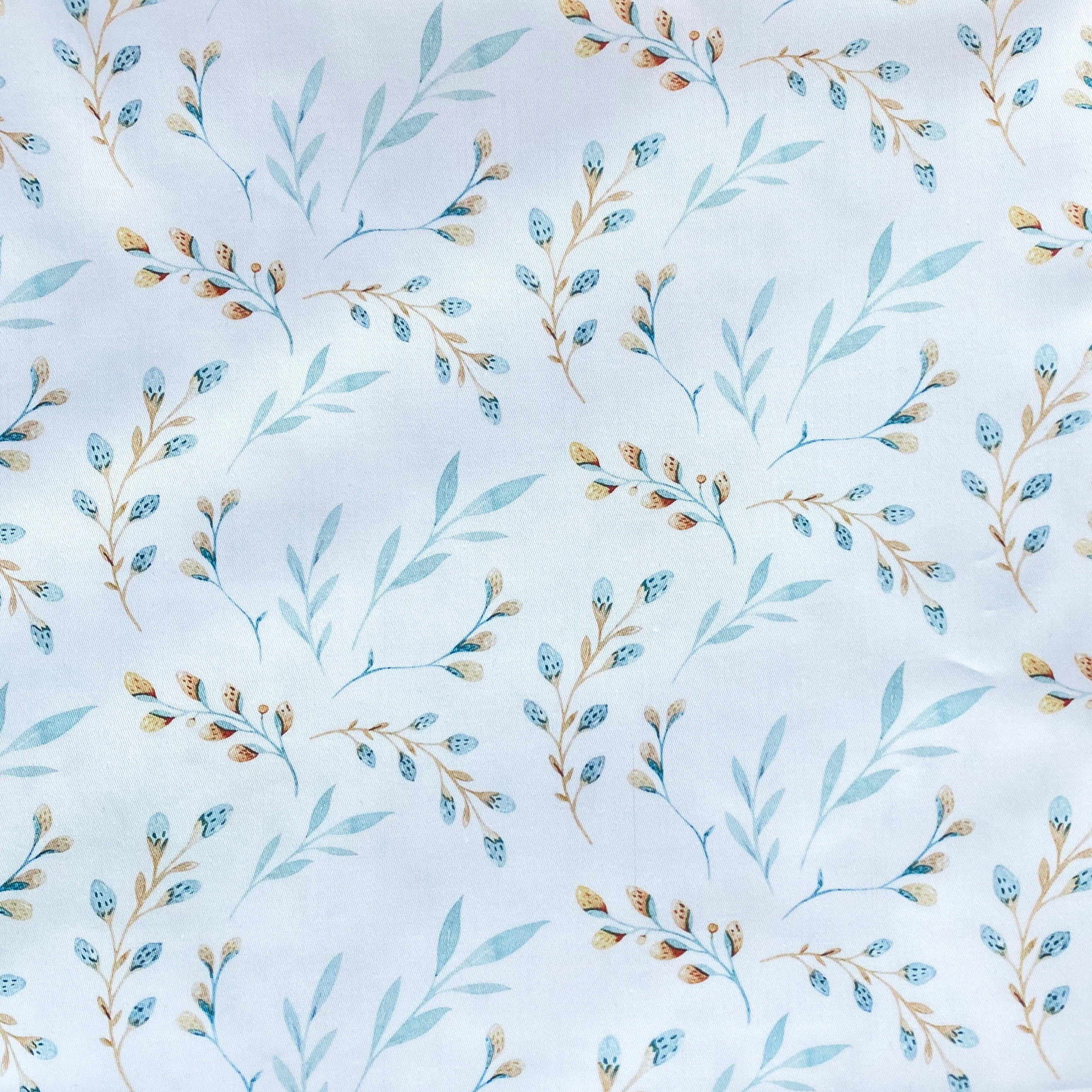 Premium Quality Durable, Smooth and Durable Material Density 140g / sq.m Satin Cotton 100% Printing Service