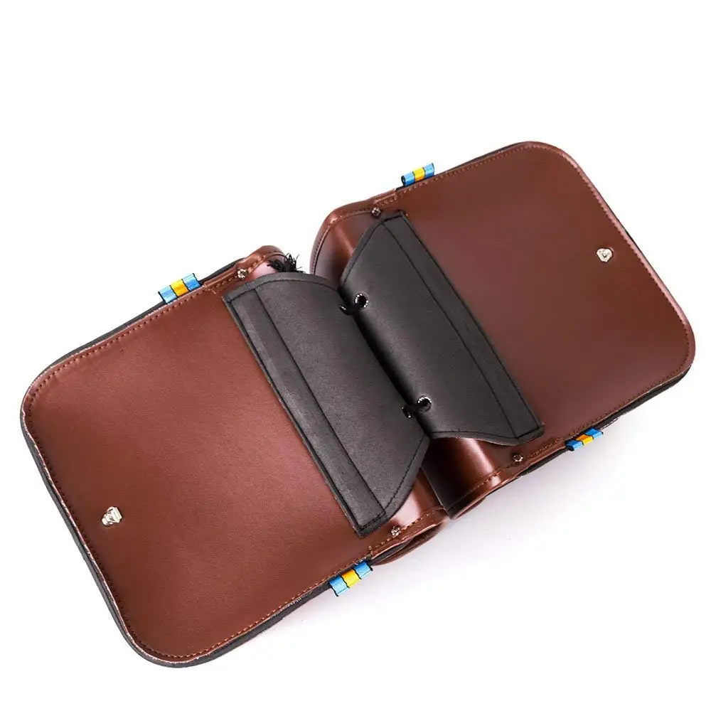 Multifunctional High Quality Leather Saddle Bag with Quality Stitching (bl-03)