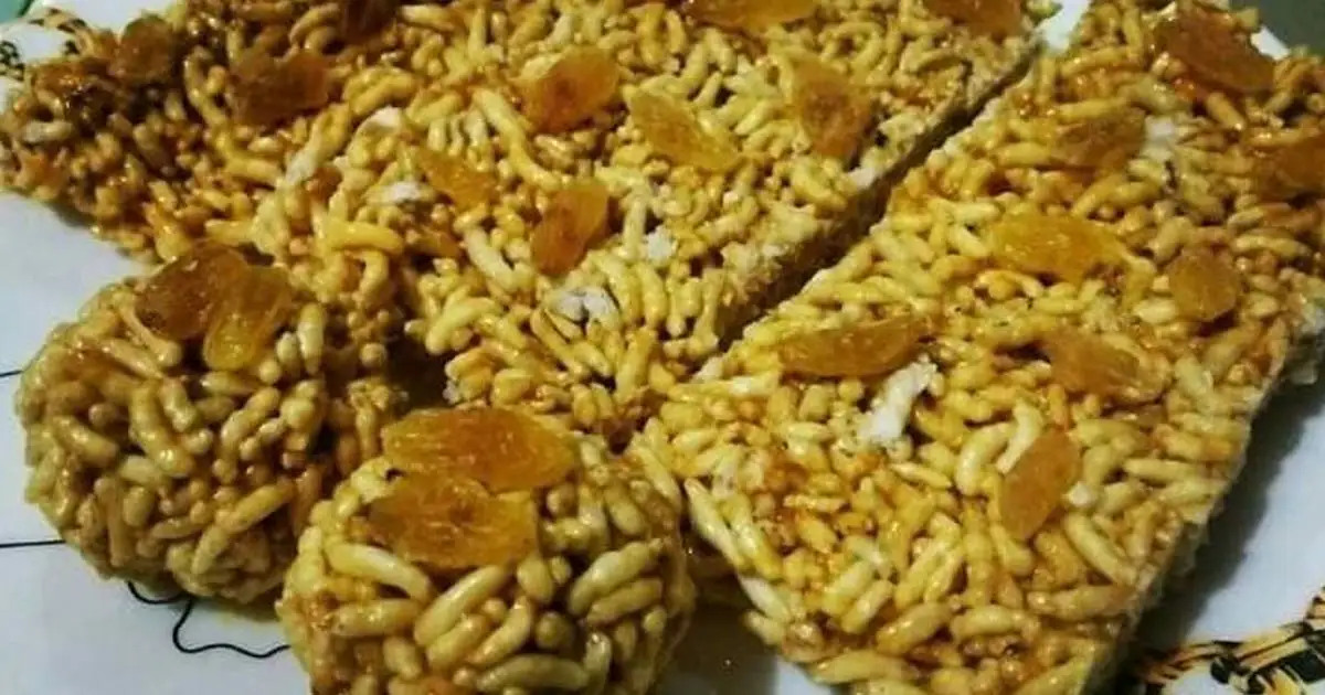 Pakistani Puffed Rice Chikki