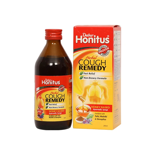 Сироп От Кашля Dabur honите (200 мл) для болей в горле кашля и заложенности груди