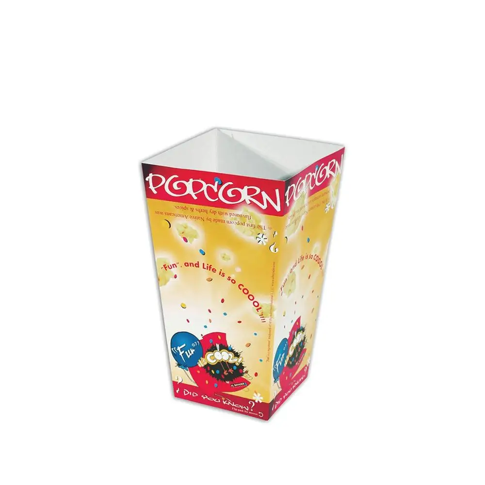 Al Bayader disposable paper popcorn buckets