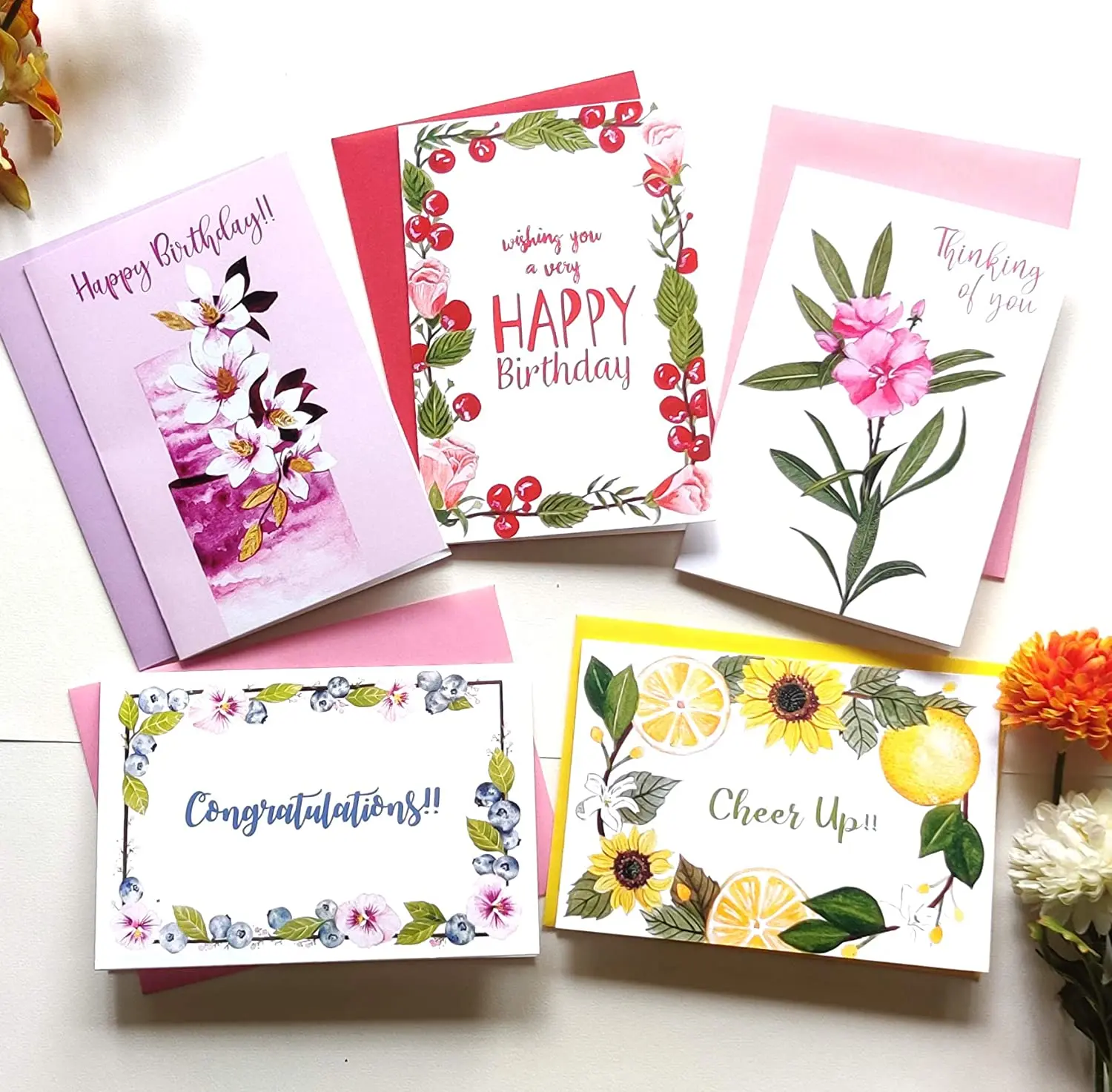 Поздравительная открытка на день рождения с пользовательским принтом дизайн логотипа печать спасибо бумажные открытки