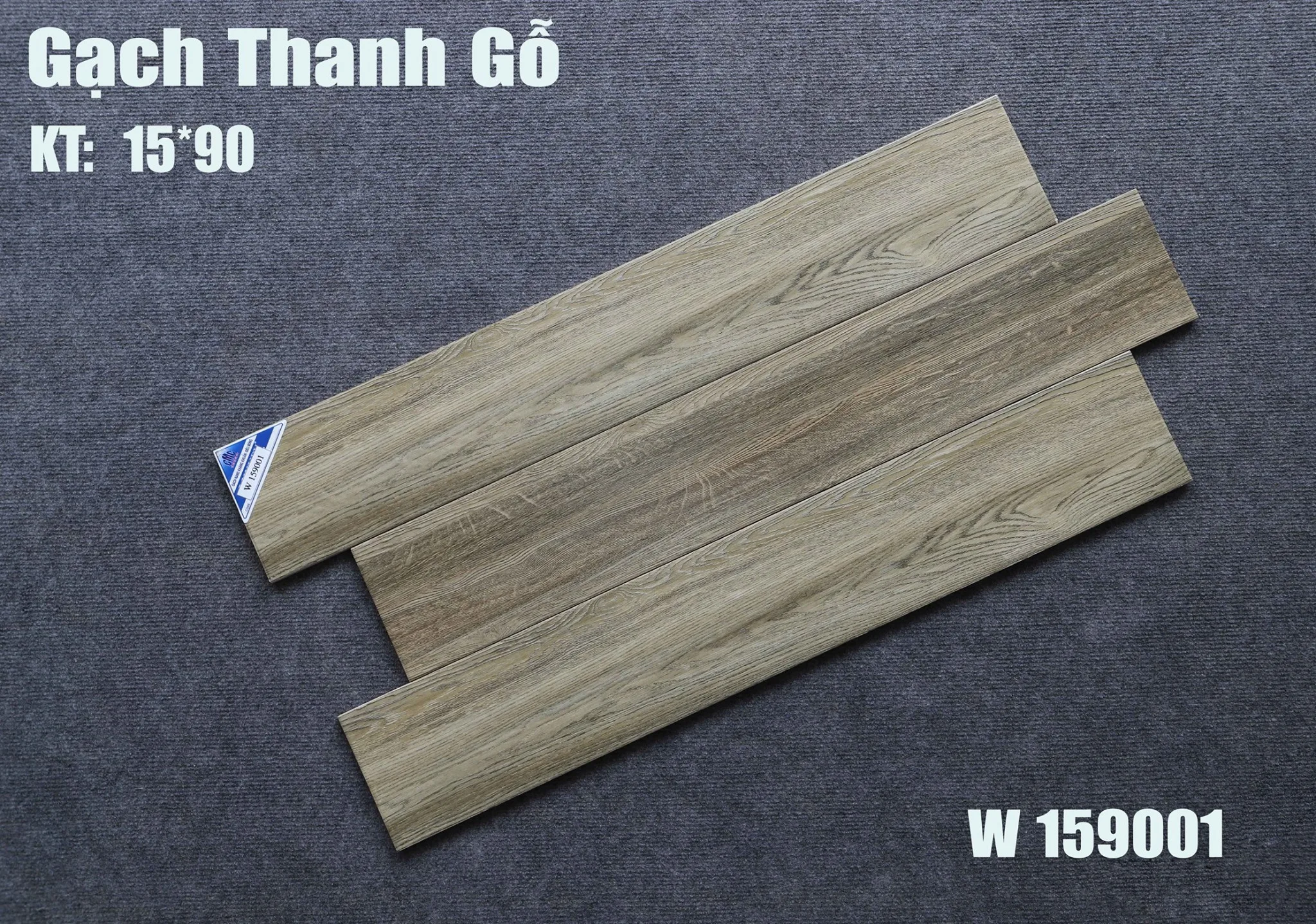 CMC 3D Wood Design Ceramics Floor Tiles Manufacturing Made in Vietnam 150x900mm wholesale