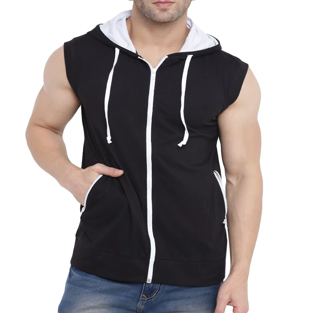 
Good quality Good Style Rubber Print 320 grams cotton polyester Men Gym Hoodie for men 