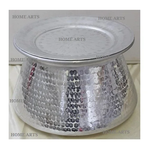 Top Selling Aluminium Food Cooking Pot Hammered Round Shape Large Size Food Cooking Pot For Sale