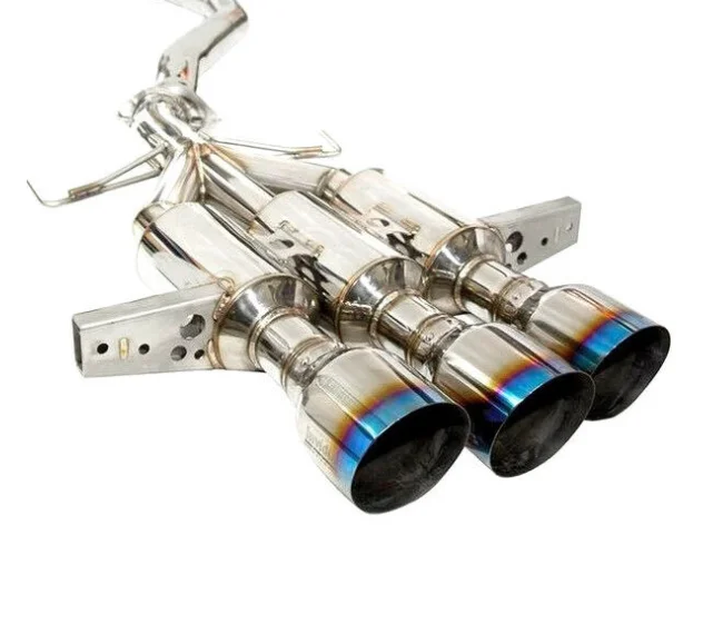 Оптовая продажа INVIDIA R400 GEMINI тройной сгоревший наконечник CATBACK выхлопная HONDA-CIVIC Тип R FK8 17