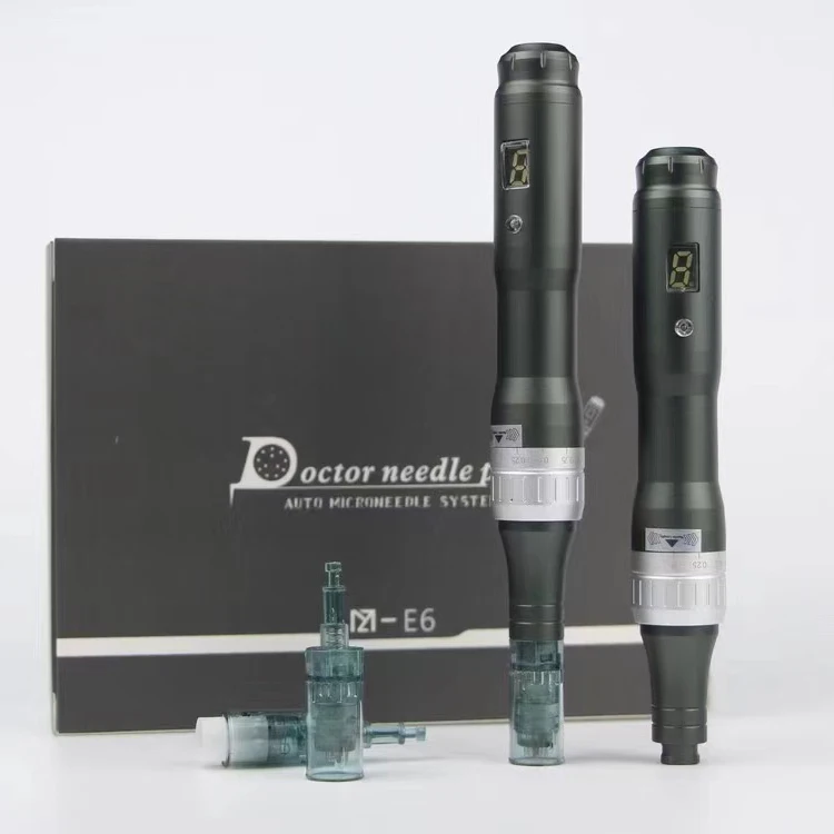  Новое поступление! Dr ручка E6 6 Скорость проводной и беспроводной МТС derma pen производитель microneedling терапия dermapen