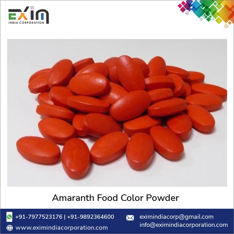 Widely Selling Top Notch Quality CAS No 915-67-3 Amaranth Food Grade Synthetic Color Powder for Food and Beverages