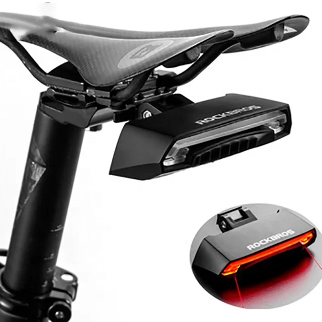 Remote Control Bicycle Tail Light  Rear Light Waterproof bicycle LED Light with Battery