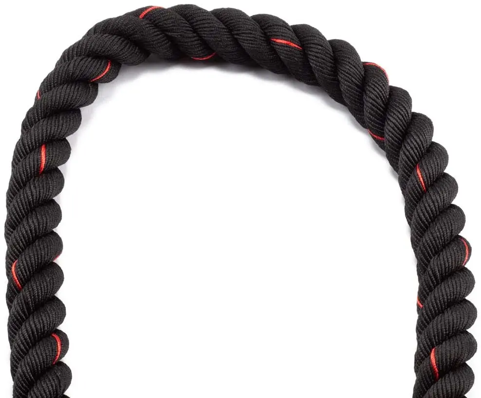 Боевая веревка | Диаметр 2 дюйма Упражнения из полиакрила длиной 30 футов