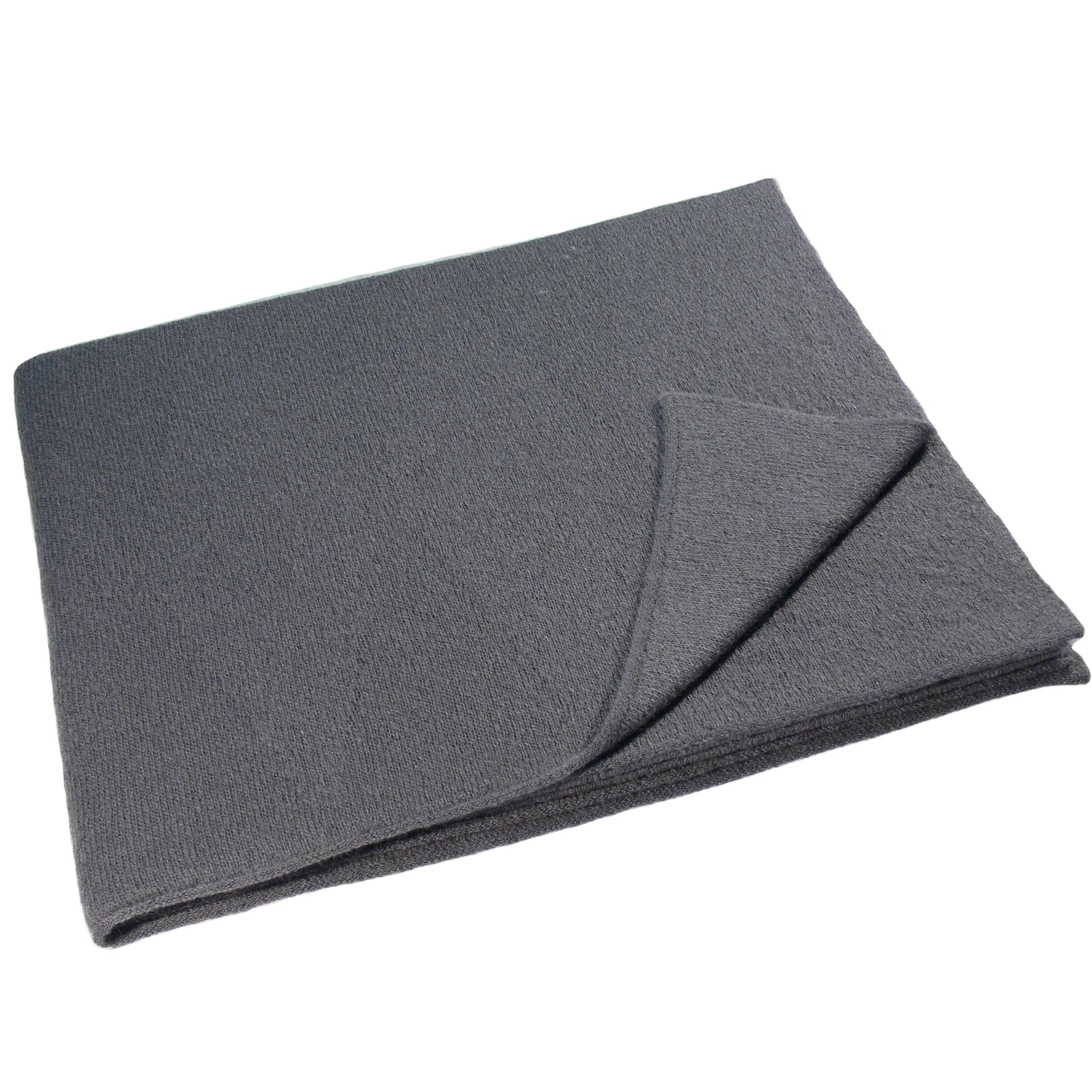 Высококачественные вязаные бриллиантовые пушистые толстые одеяла из мохера с сертификацией пряжи для декора