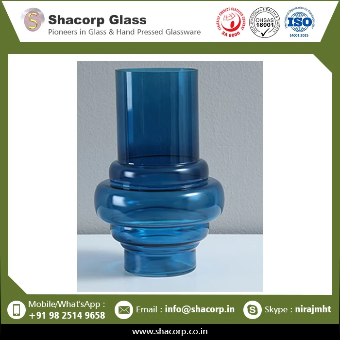 Wholesale Supply in Glass Vase Crystal Vase Best Quality Manufacture in India