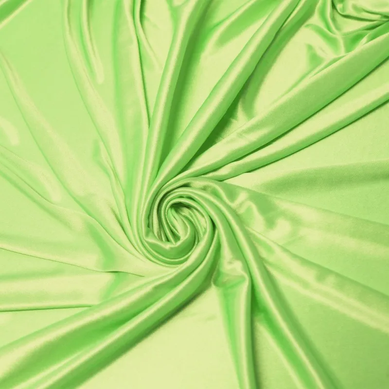 Electro Lime-205  Interlock Lining Stretch Fabric 100% Polyester - Style 13100