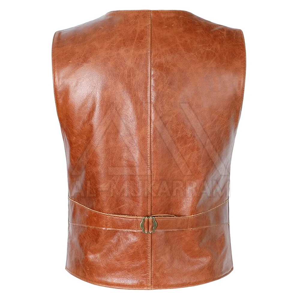 
2021 Men Leather Motorbike Vest Top Quality Different Design Motorcycle Vest For Sale 