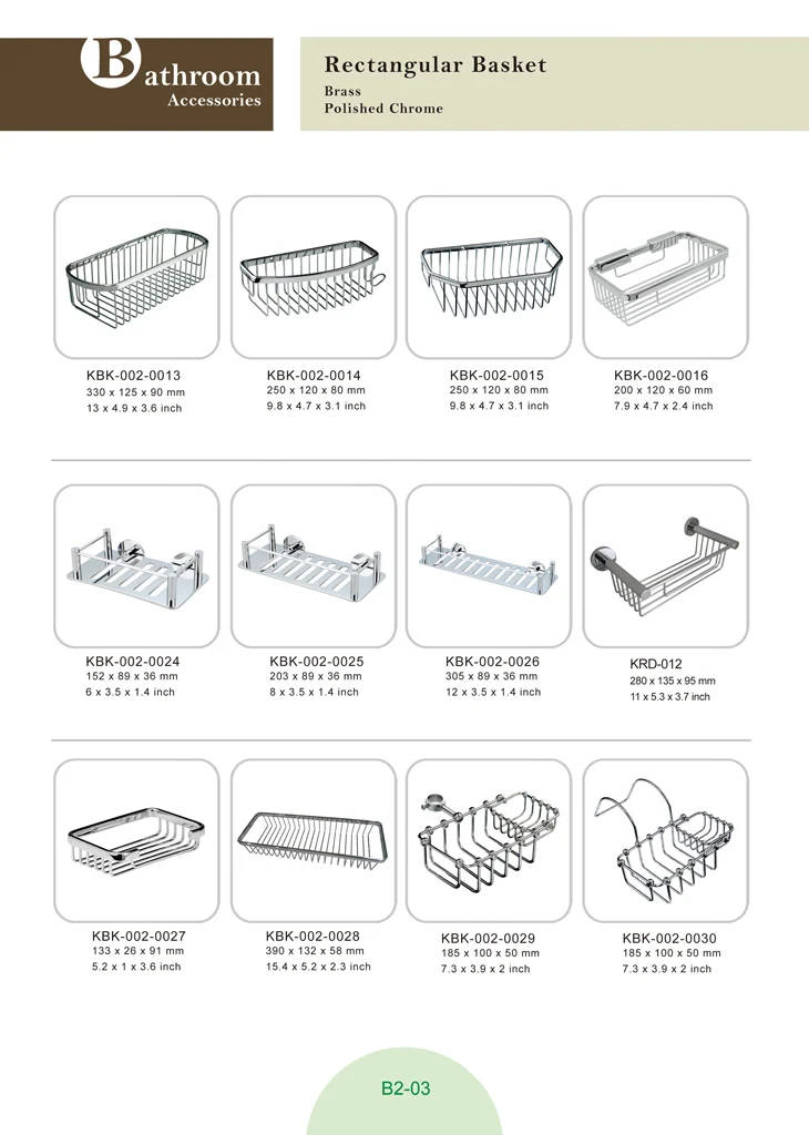 Wall mounted Corner mounted  triangle basket for shower shelf in solid brass