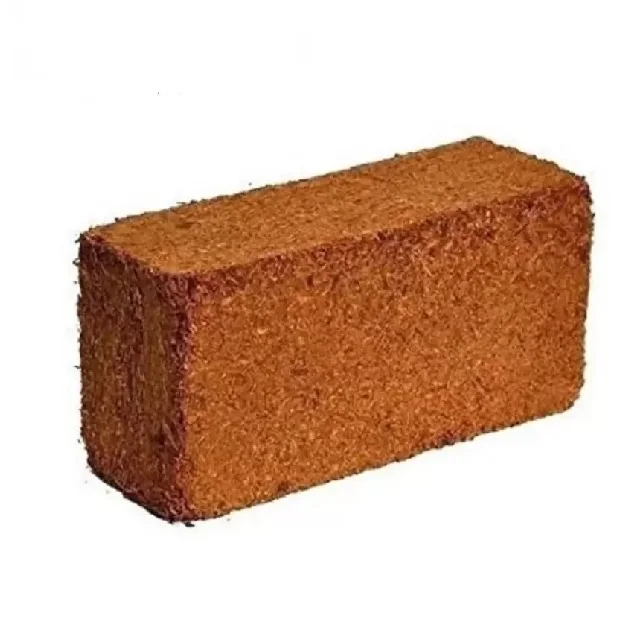 Low EC 650 gram coco peat bricks for Terrace gardening Low EC Below 0.5 coco peat 650 grams bricks for Green House