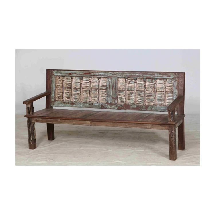 
 Резная и состаренная отделка верстак/скамейка для патио  