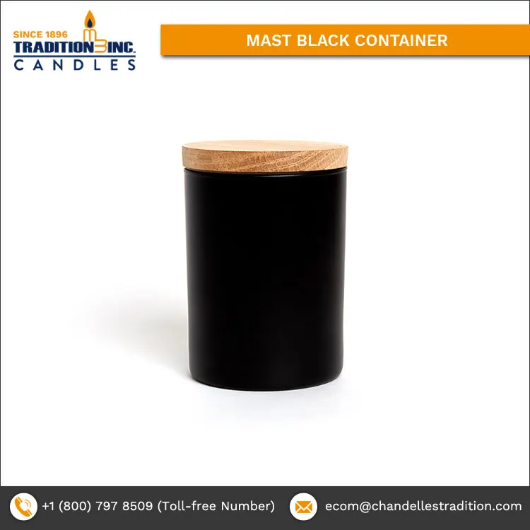  Собственная Марка доступная черная емкость мачты парафиновые восковые свечи по лучшей цене