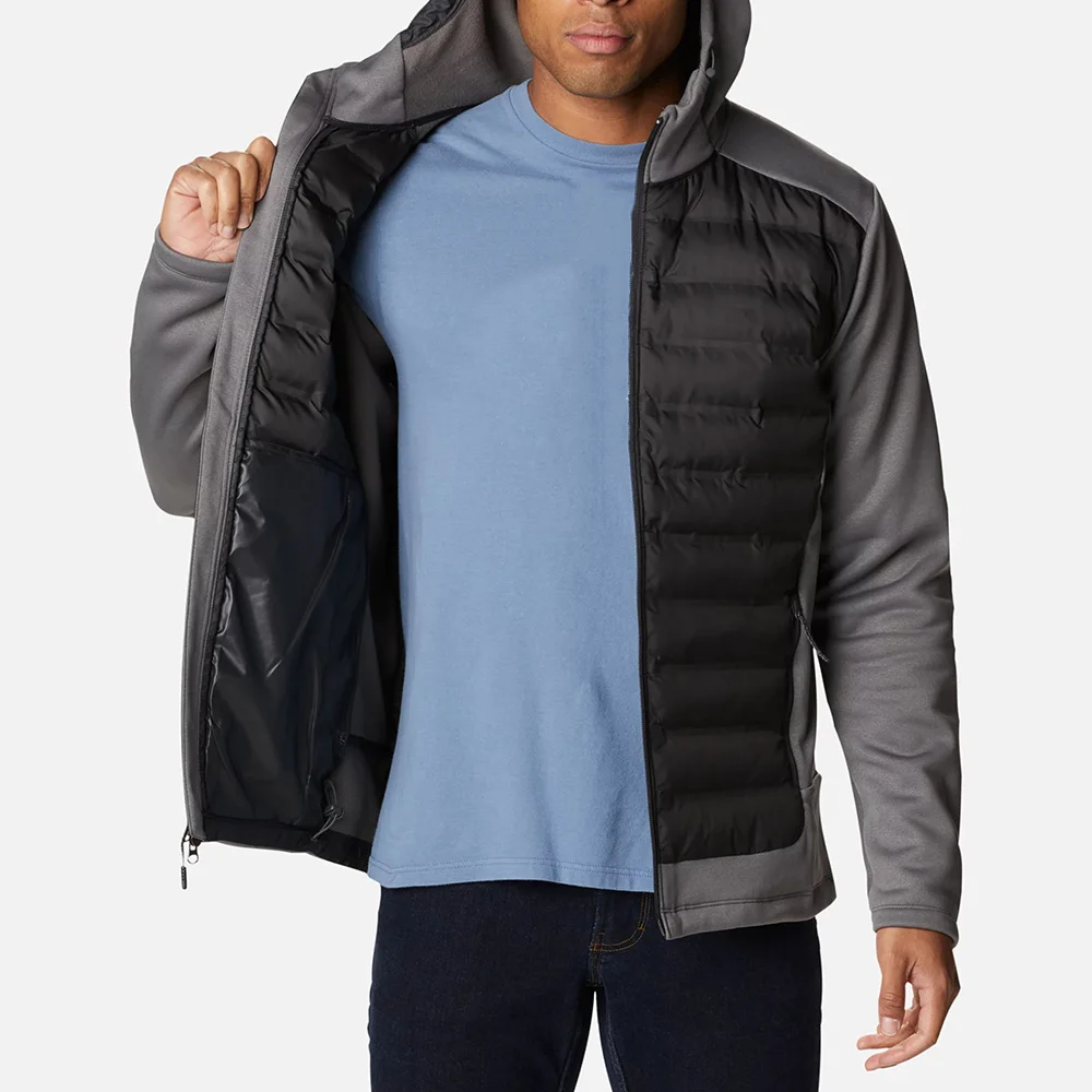 Mens Full Zip Fleece Soft Polar Winter Outdoor rip stop shell Jacket